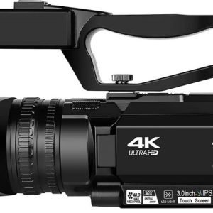 دوربین فیلم برداری مدل ۴K Camcorder 48MP 60FPS 30X IR Night Vision (جعبه باز)