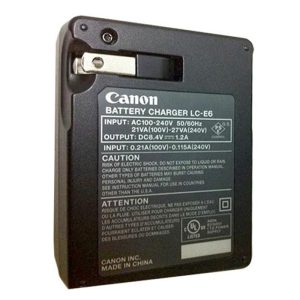 شارژر باتری دوربین کانن مدل LC-E6(جعبه باز)