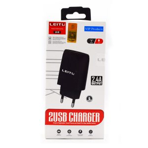 شارژر دیواری لیتو مدل LH – 19 به همراه کابل تبدیل USB-C (جعبه باز)