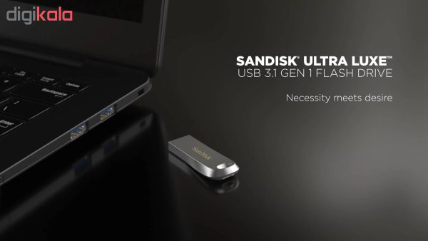 فلش مموری سن دیسک مدل Ultra Luxe ظرفیت 128 گیگابایت